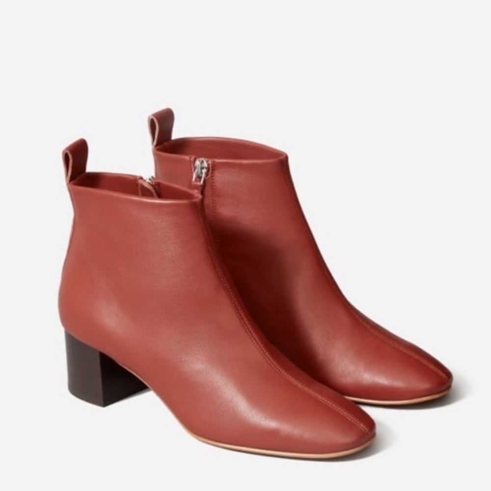 Brown Leather Ankle Boots